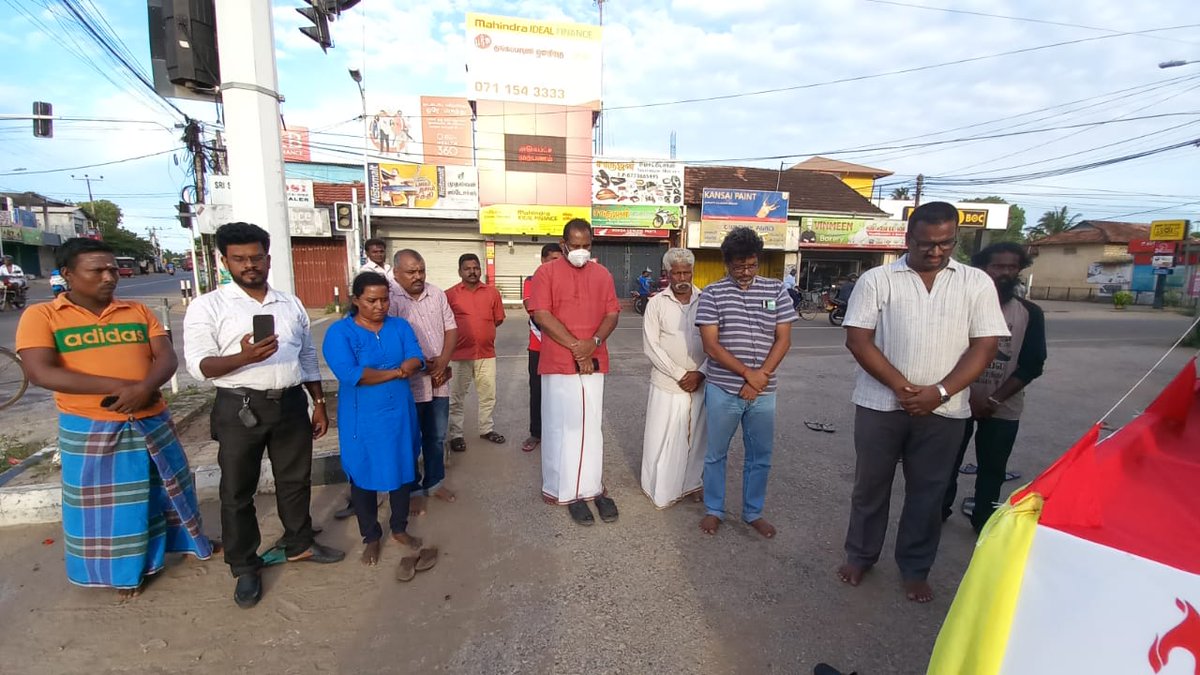 TamilGuardian's tweet photo. TNPF begins journey to Mullivaikkal with commemoration of Tamil genocide

@TnpfOrg  launched a float that drove across the Jaffna today, as part of a campaign to commemorate the Tamil genocide across the North-East in the days leading up to May 18th.

https://t.co/cDE3th9RK5 https://t.co/SfHJHUfAxl