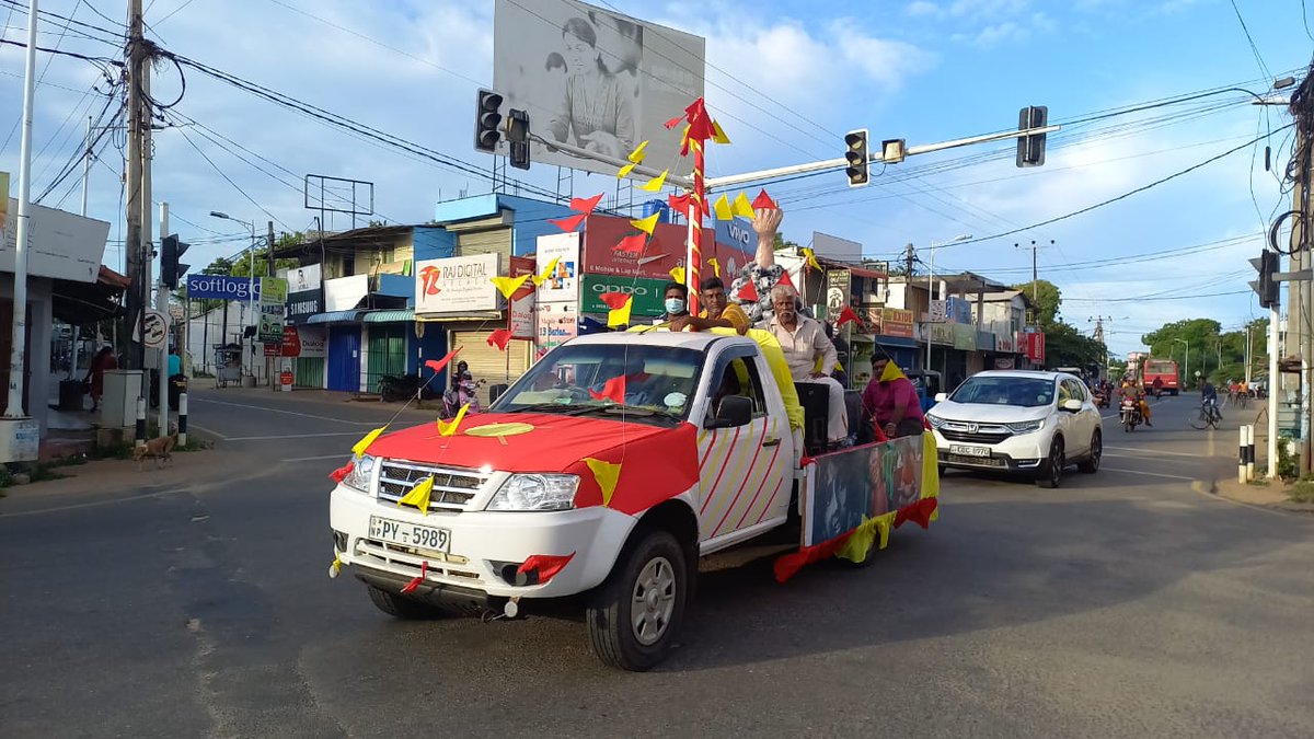 TamilGuardian's tweet photo. TNPF begins journey to Mullivaikkal with commemoration of Tamil genocide

@TnpfOrg  launched a float that drove across the Jaffna today, as part of a campaign to commemorate the Tamil genocide across the North-East in the days leading up to May 18th.

https://t.co/cDE3th9RK5 https://t.co/SfHJHUfAxl