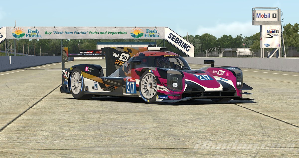 foxgolf1's tweet photo. @SimRDesign @SIMMSA_Esports @sim3dsport @ILiveries @TamLivery You can also see your logo on the inner front wing of the P2 photo in the original post and in this one from Sebring... and I've done more than just swap the colours and place new logos but still left your logo on there https://t.co/M8clx0TVa4