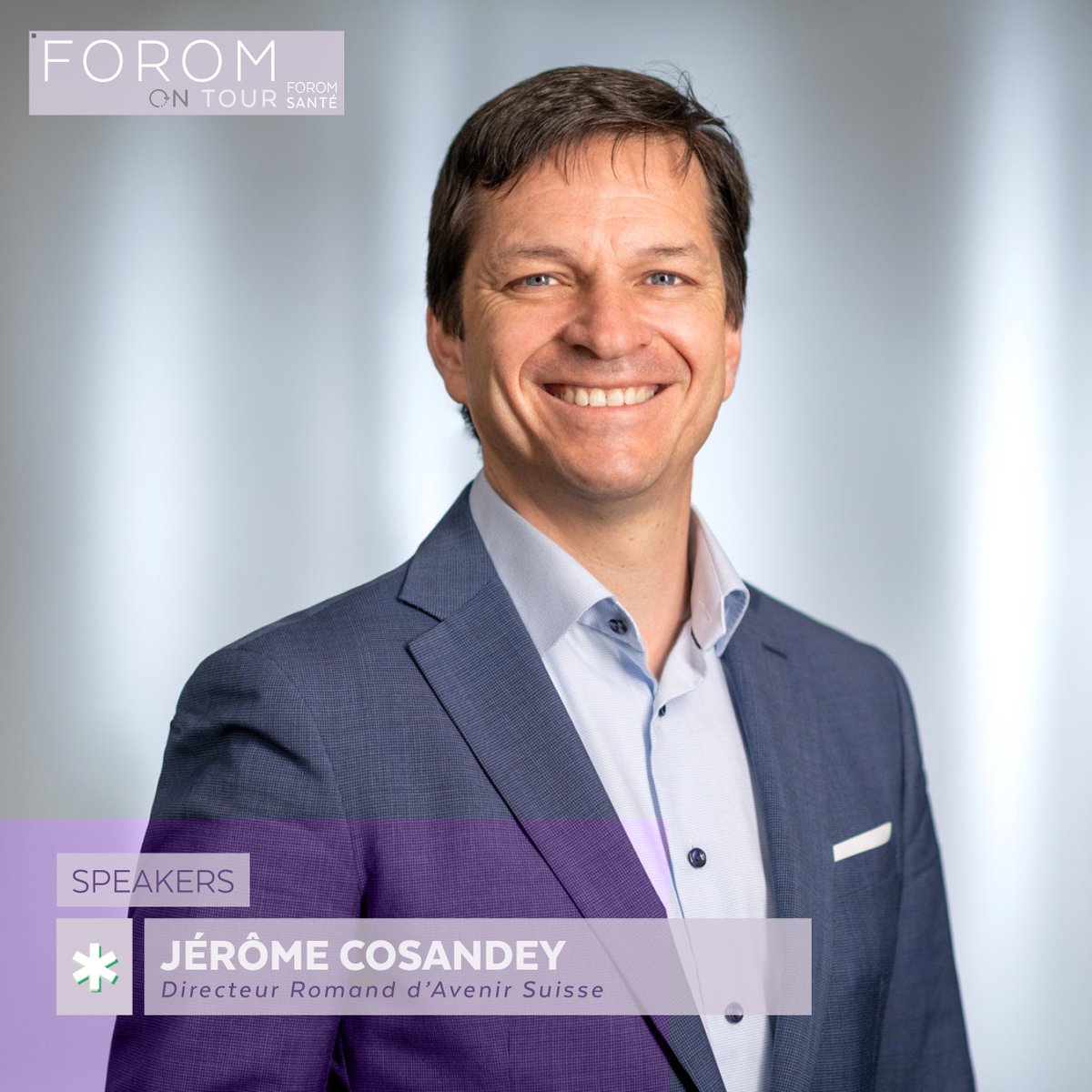 PRÉSENTATION des intervenant-e-s - FOROM Santé | 16 mai 2022 🧬👨🏻‍⚕️👩🏼‍⚕️ Lausanne 📍🇨🇭

• Jérôme Cosandey <a href="/JCosandey/">Jerome Cosandey</a>
Directeur romand et responsable de recherche Etat social pérenne, Avenir Suisse

- Lundi 16 mai 2022 de 8h00 à 13h00 -
📍 Lausanne Palace

#FOROM #Economie #networking
