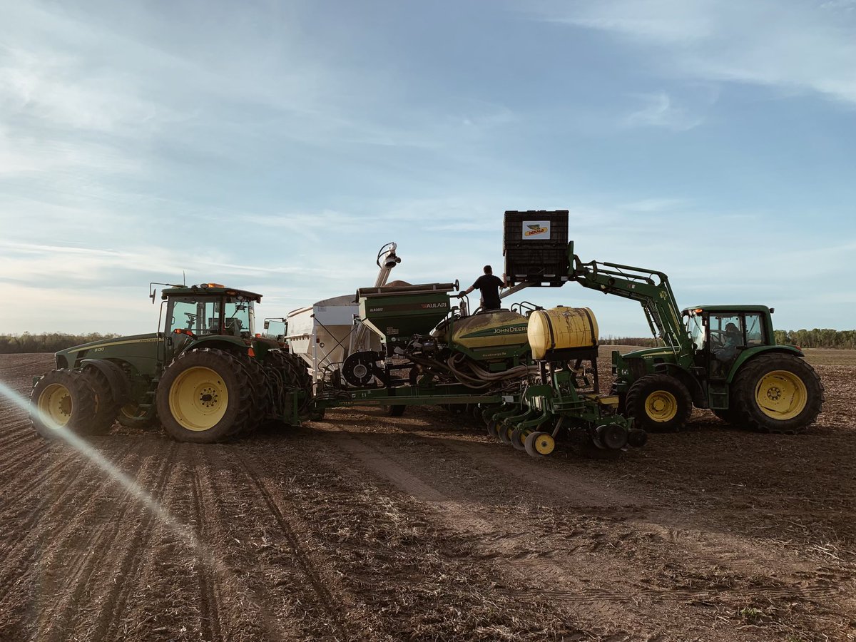 This is the best time of the year! 
As we start this growing season, I’m thankful for the teams at <a href="/Jockbraefarms/">Mark Foster</a> &amp; <a href="/SullivanAgro/">Paul Sullivan</a> for their partnership in planning &amp; executing our crop plan. No better in the business!
<a href="/JohnDeere/">John Deere USA</a> #MaxEmerge5e <a href="/DEKALB_Canada/">DEKALB Canada</a> <a href="/swatmaps/">SWAT MAPS</a>
