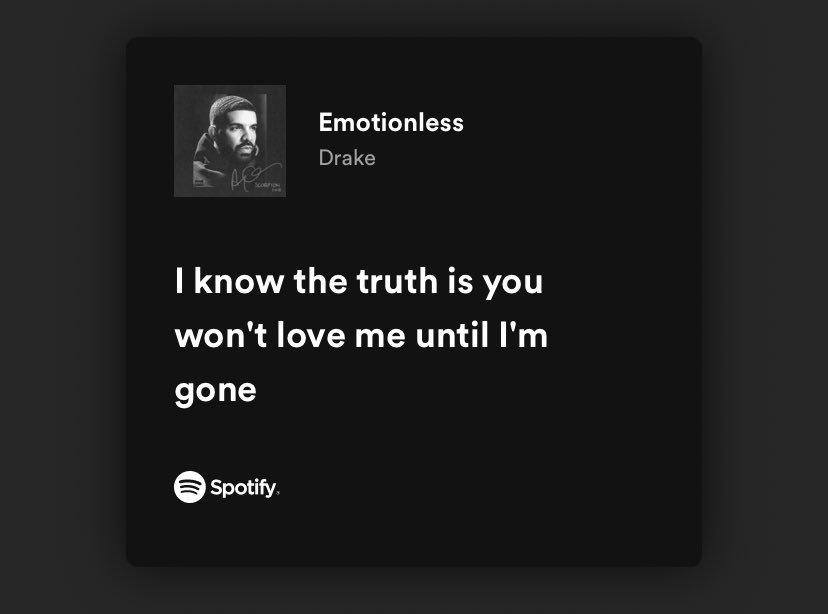 Drake song of the day