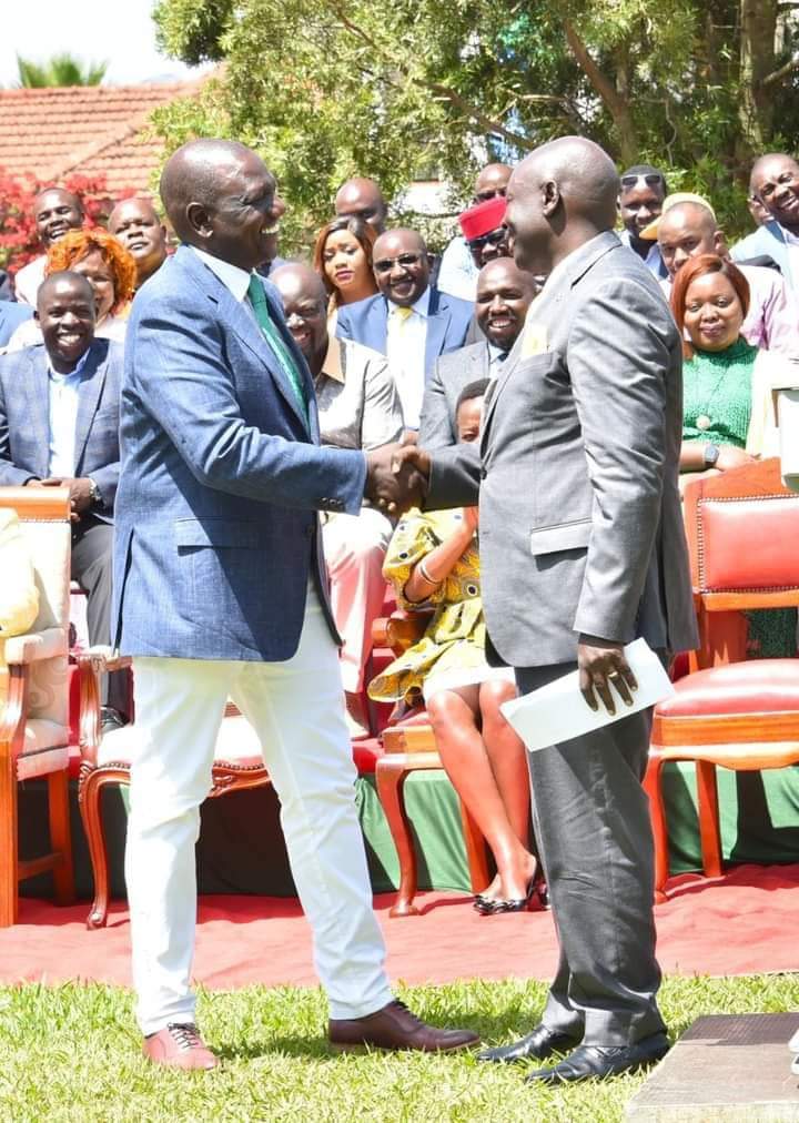 NdindiNyoro's tweet photo. Congratulations Hon Rigathi Gachagua on your nomination as our UDA/Kenya Kwanza running mate.

You are a bold, forthright, intelligent and hands on leader. Thank you H.E William Ruto for considering my friend as our deputy Patron.

We are African and Africa is our Business.. https://t.co/Z0SsaFJDiz