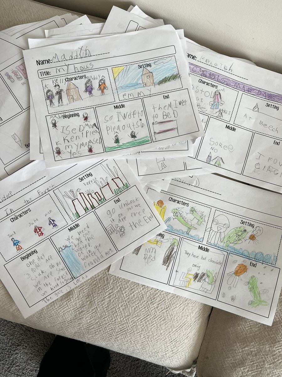 Story grammar through story workshop. #literacyfoundatuons #earlylearning <a href="/MaddaughSD36/">Maddaugh Elementary</a> <a href="/Surrey_Schools/">Surrey Schools</a>
