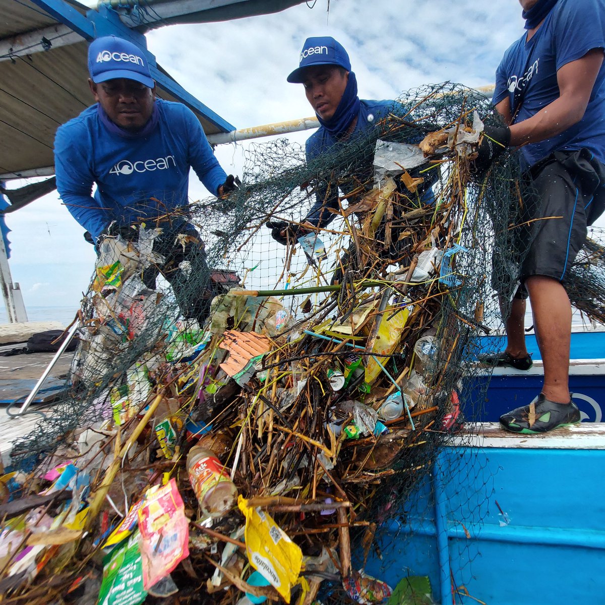 4ocean's tweet photo. It's estimated that by 2050, there will be more plastic than fish in the sea. 

If we want to put a stop to this, we have to ACT NOW because plastic simply won't clean itself up. https://t.co/emRK2xeKo4
