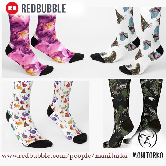 Manitarka's tweet photo. #roses #butterflies #spring #watercolor #rabbits #wolves #wolf #socks #Redbuibble #Manitarka
https://t.co/zdVcaL2Xc2 https://t.co/mWuD1ErtKc