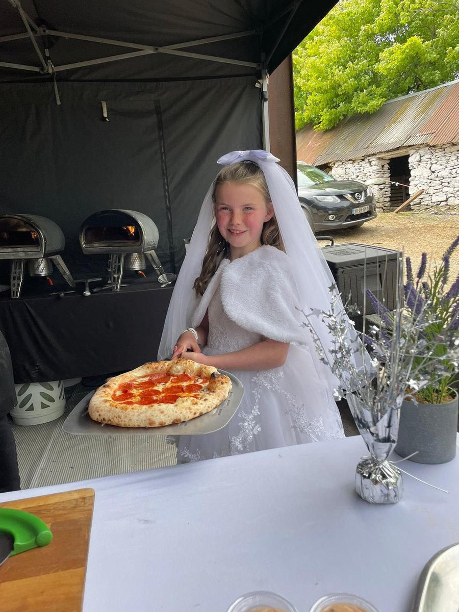 What a lovely communion party today , she likes pepperoni 🍕 #teamgozney #roccbox #gozney @pats_pizza2020