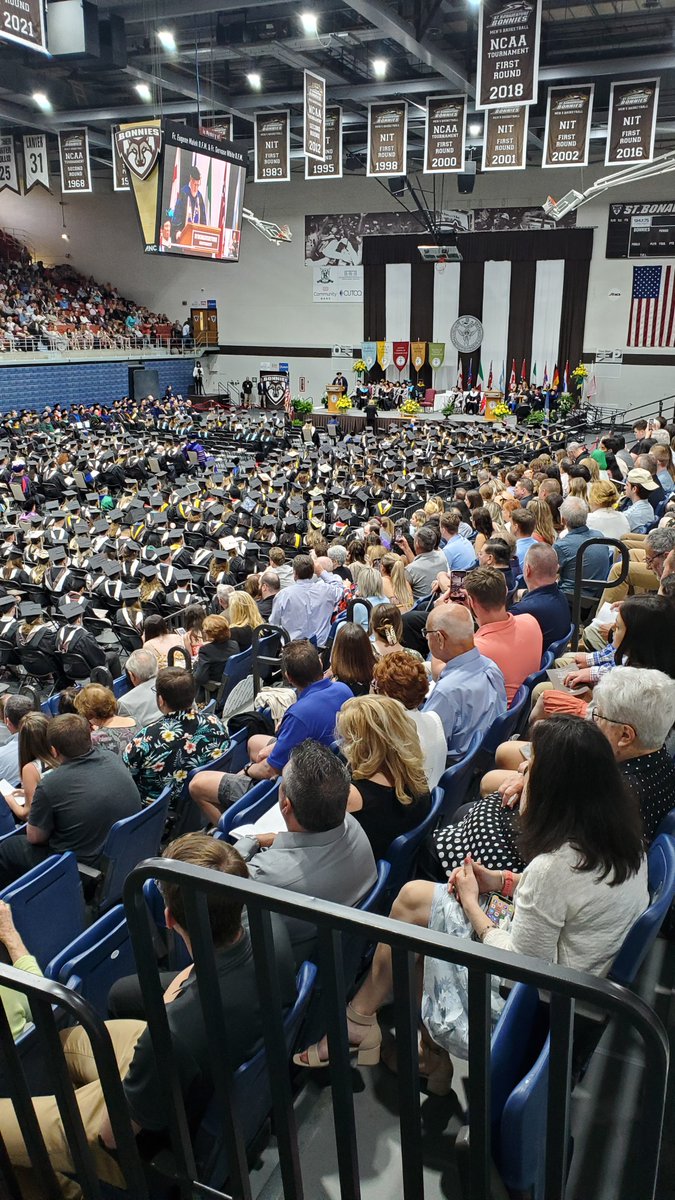 "I officially declare you sons and daughters of St. Bonaventure University forever.  You may move your tassels to the left."
~ Acting President Dr. Joe Zimmer