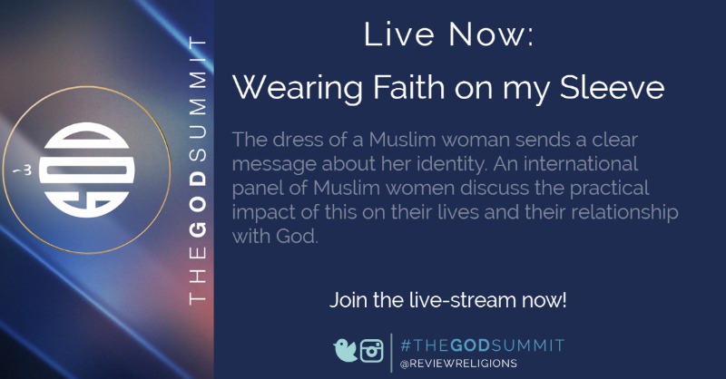 ReviewReligions's tweet photo. Streaming now:

Wearing Faith on my Sleeve | An international panel of Muslim women discuss the practical impact of their dress as Muslim women on their lives and their relationship with God

#TheGodSummit