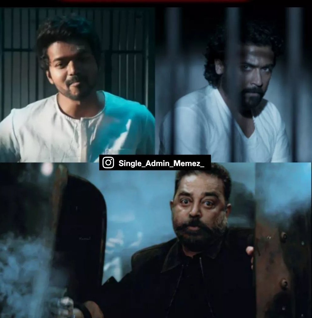 K6298Venkat's tweet photo. Pretty sure #vikram will lead to #kaithi2 just #VikramTrailer frames, Colour palate and #Narane character indicate the same!
Or
Story line of #Thalapathy67 AKA #Master - 2 will happen after #Vikram
Either @Suriya_offl vs @Karthi_Offl or @actorvijay vs @Karthi_Offl will happen https://t.co/cxx3DJeAvl