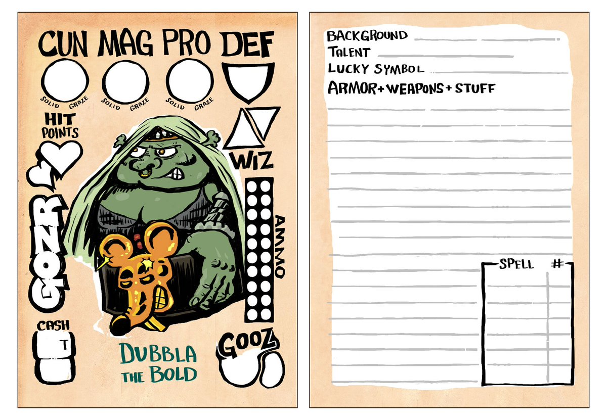 New Stretch Goal for <a href="/jvwest/">Juliet Hooten</a> #GOZR a set of 8 pregen character cards. kickstarter.com/projects/17304…