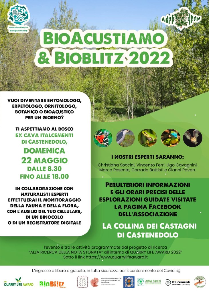 La_Nota_Stonata's tweet photo. #BiodiversityDay #BioBlitz #Quarrylife2022
Come raccogliere dati faunistici per il ripristino ecologico? Partecipa al censimento delle specie che abitano l'area del #Bosco_di_Santa_Giustina a #Castenedolo. @COLLINACASTAGNI @Italcementi @hd_cement https://t.co/gWh7VDa3Am