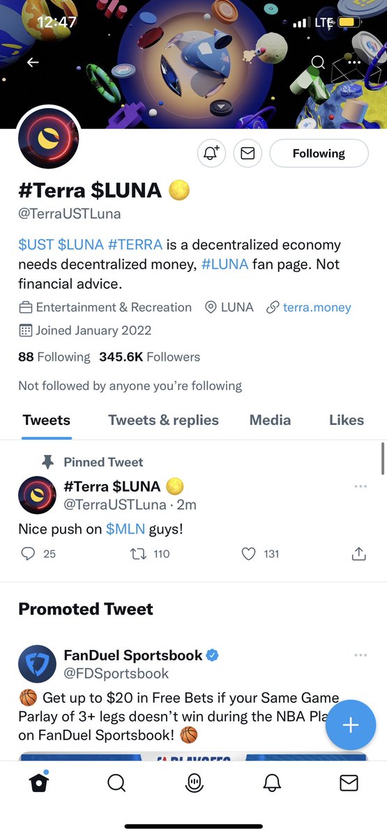 ernestodoteth's tweet photo. @TerraUSTLuna Another Twitter account #manipulating the ecosystem #report this account it’s making it look bad on @stablekwon and #crypto in general https://t.co/ZERVgopJlm