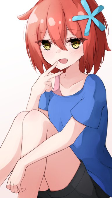 イワナイハナ🌸(@ iwanaihana)さん家のハナちゃんを描いた 