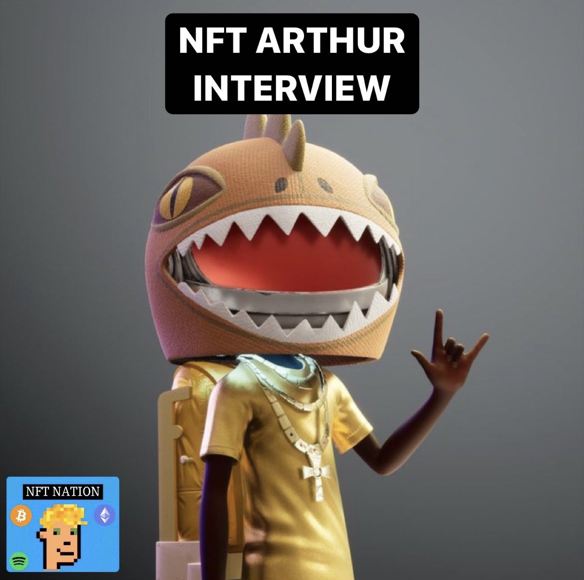 WEB3WeeklyPod's tweet photo. I want to learn more from the creator inside the NFT and Web 3 space? Tune in tomorrow morning to listen to our interview with @NFTarthur!!! https://t.co/evklhch5Ug