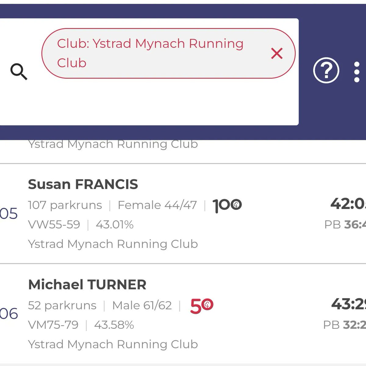 Ystrad Runners tweet media