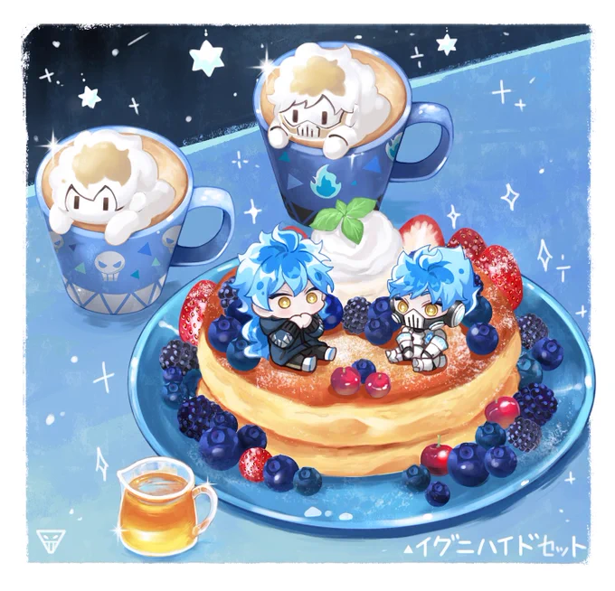 🥞イグニハイドセット🍴
#ツイステファンアート 