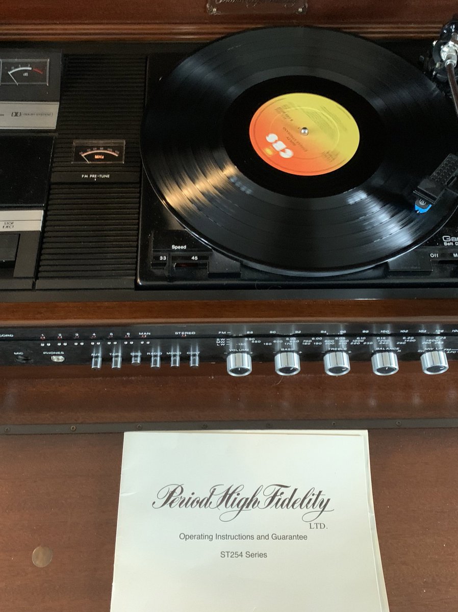 Can’t beat a bit of Streisand on the old record player on a Sunday.