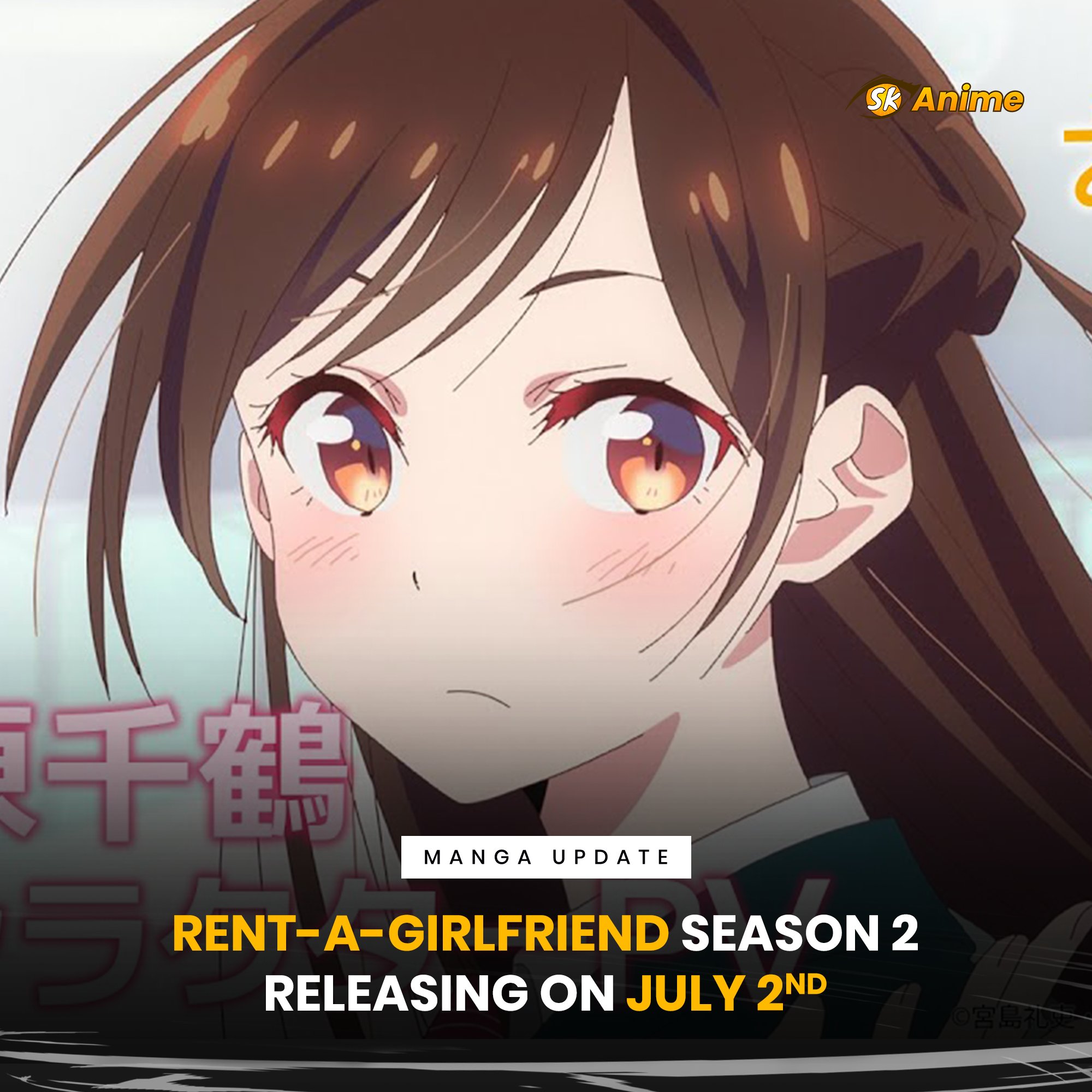 Rent-a-Girlfriend Season 2 Announced!