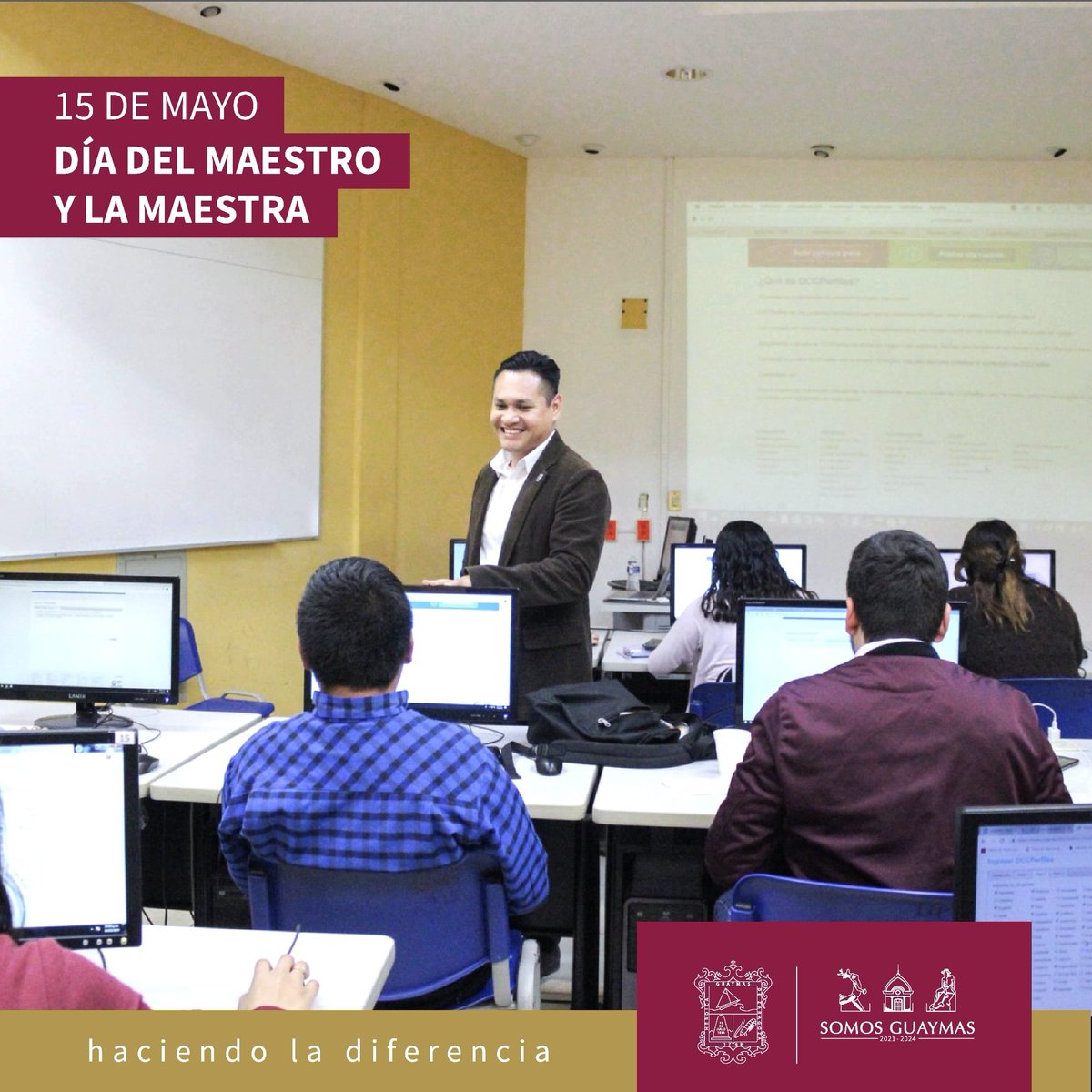 karlacordova15's tweet photo. Agradezco a todas y todos los maestros de Guaymas su compromiso y entrega para forjar a las nuevas generaciones por compartir a niños y jóvenes conocimientos, ideales y pensamiento crítico que les ayudarán a ser los mejores profesionistas para su país. https://t.co/bQeBX7rQDP
