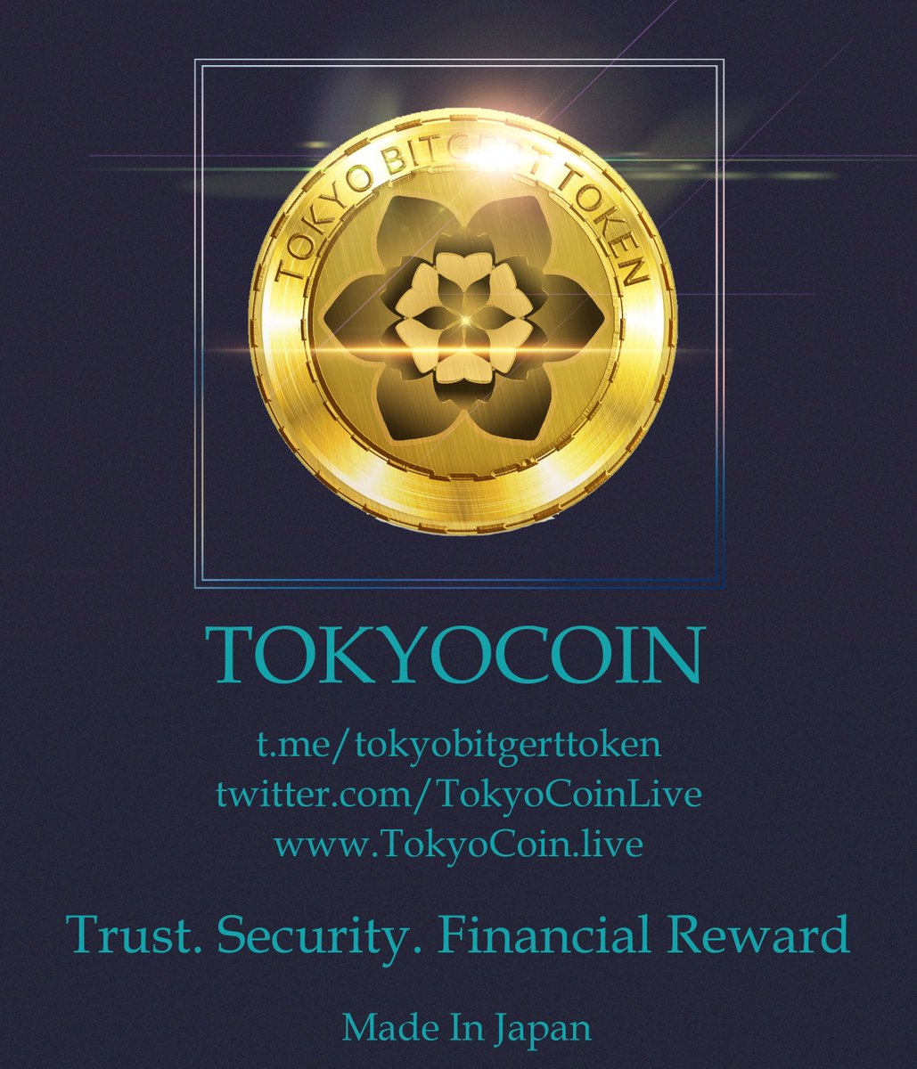 TokyoCoinLive's tweet photo. "Not Just Any Token. But A Currency For A Lifestyle" ๐ฅฐ๐ฏ๐ต๐ฏ
#metaversecitytokyo
#TokyoCoin
#TokyoBitgertToken
#AnimeNFT
#BitgertStartupStudio https://t.co/uQIET25SXt