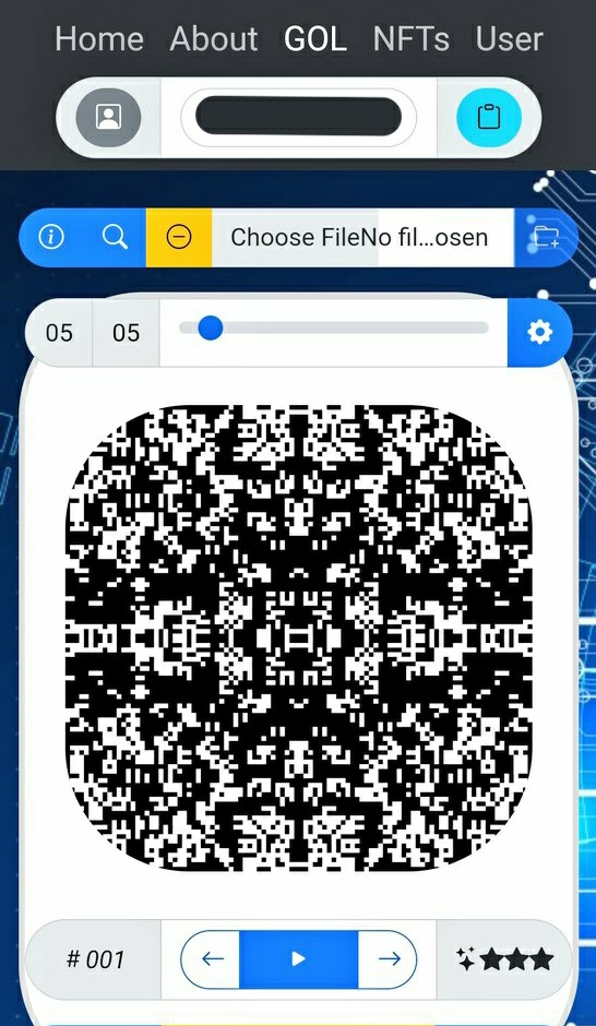 TooBZGaming's tweet photo. Here is a preview of game of life(gol) deployed  on our site which can be minted now!
So what are you waiting for?
Start minting and share your NFT's using the hashtag "#gameoflifenft".
#NFTMarketplace #NFTLaunch #NFTCommunity #NFTartwork #gameoflife #nft #gol https://t.co/0jvEayts3N