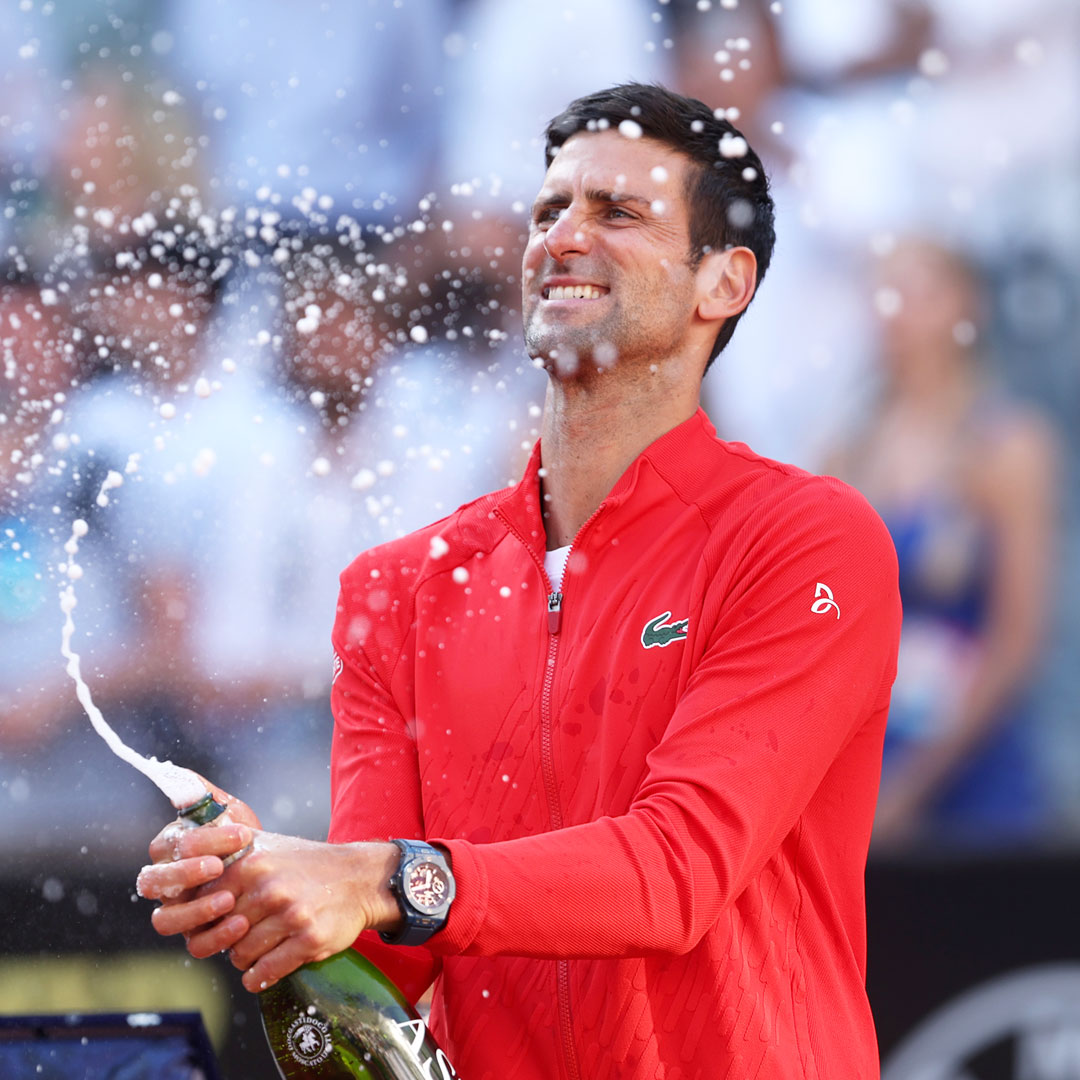 Let the celebrations begin 🍾🎉

@DjokerNole | @InteBNLdItalia | #IBI22