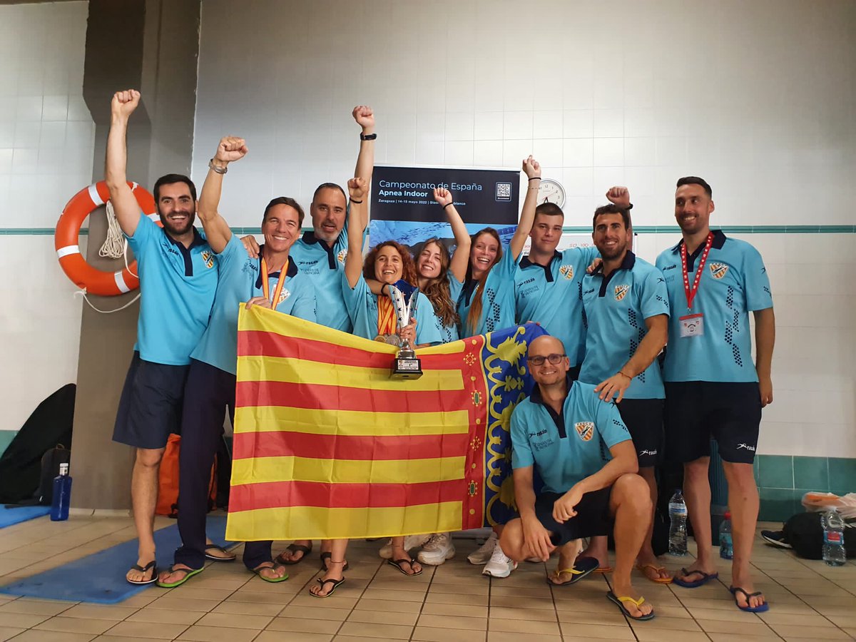 FEDASValencia's tweet photo. En breves, una crónica de Oro en el Campeonato España #ApneaIndoor
 #SoyFedas #DeporteFederado #FASCV #FEDAS #CMAS https://t.co/BlWq7yHbul