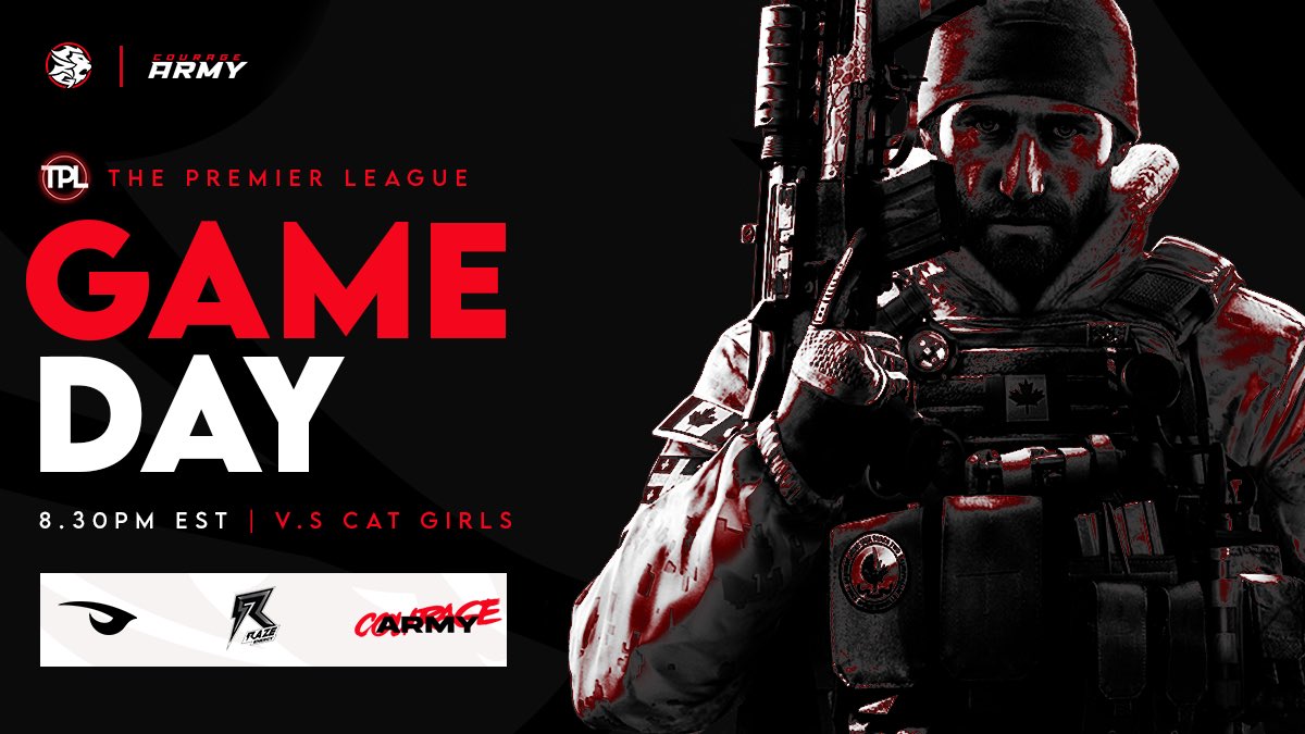 It’s GAMEDAY!! We play #CatGirls tonight in <a href="/TPL2022/">The Paintball Lounge</a>! We are going to bounce back this week #ArmyofCourage #HaveCourage #RazeRebellion