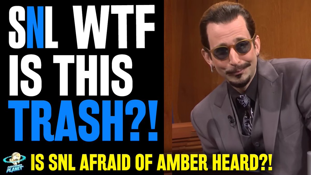 andysignore's tweet photo. I can't believe even #SNL was afraid to properly PARODY Amber Heard &amp; her FAKE CRYING on the stand! They're so worried about making fun of a "Victim", they went and made fun of THE ACTUAL VICTIM. #JusticeForJohnnyDepp check out my latest vid @PopcornedPlanet for my SNL Rant https://t.co/kKUBLnxGi4