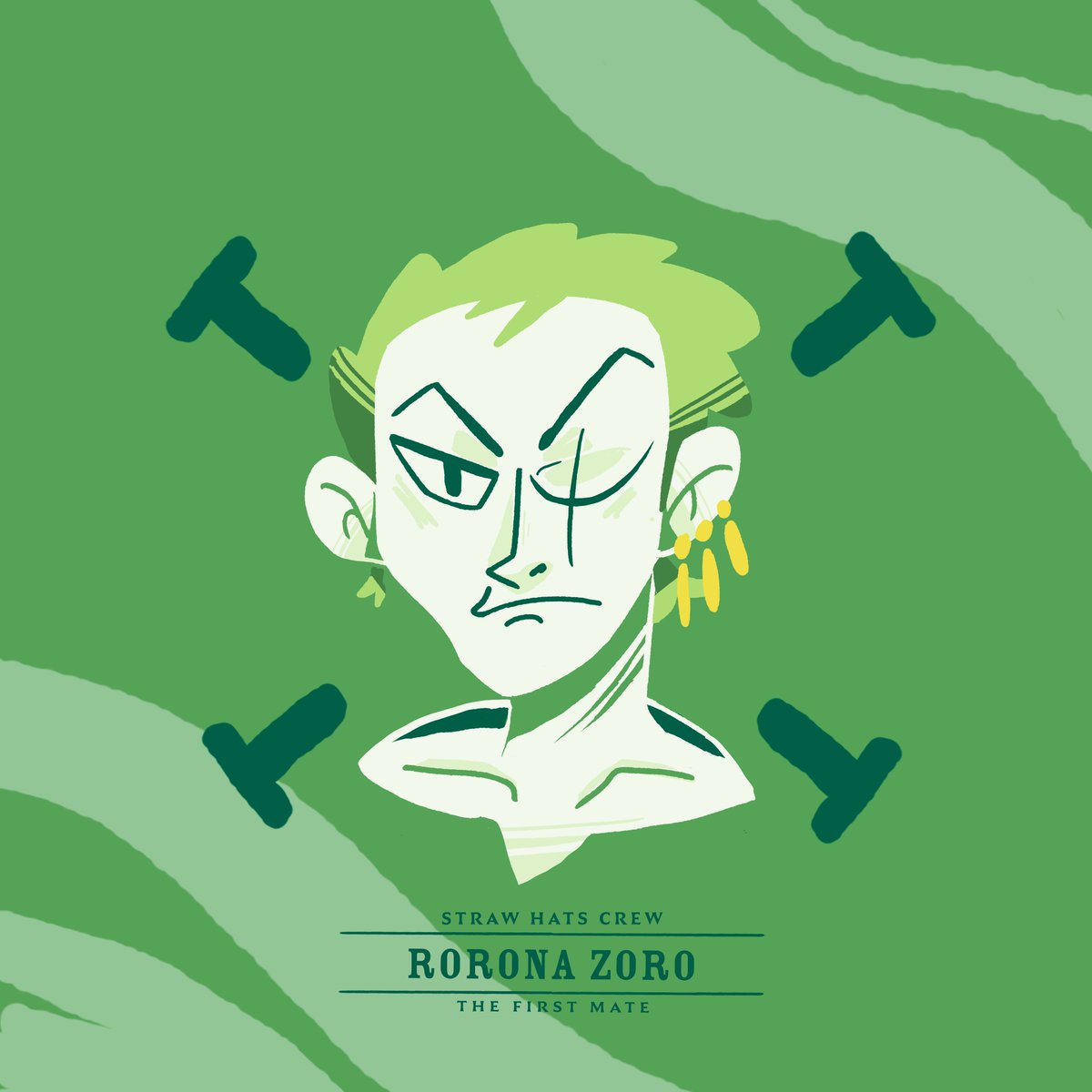 nesborges's tweet photo. Continuing the Straw Hats Crew we have Rorona Zoro. From Pirate hunter to the first member to join the crew on the Chapter 3-7. His dream is to be the Greatest Swordmaster in the world

#onepiece #roronazoro #zoro #fanart #illustration #strawhats #strawhatscrew https://t.co/p1B3JuVb46