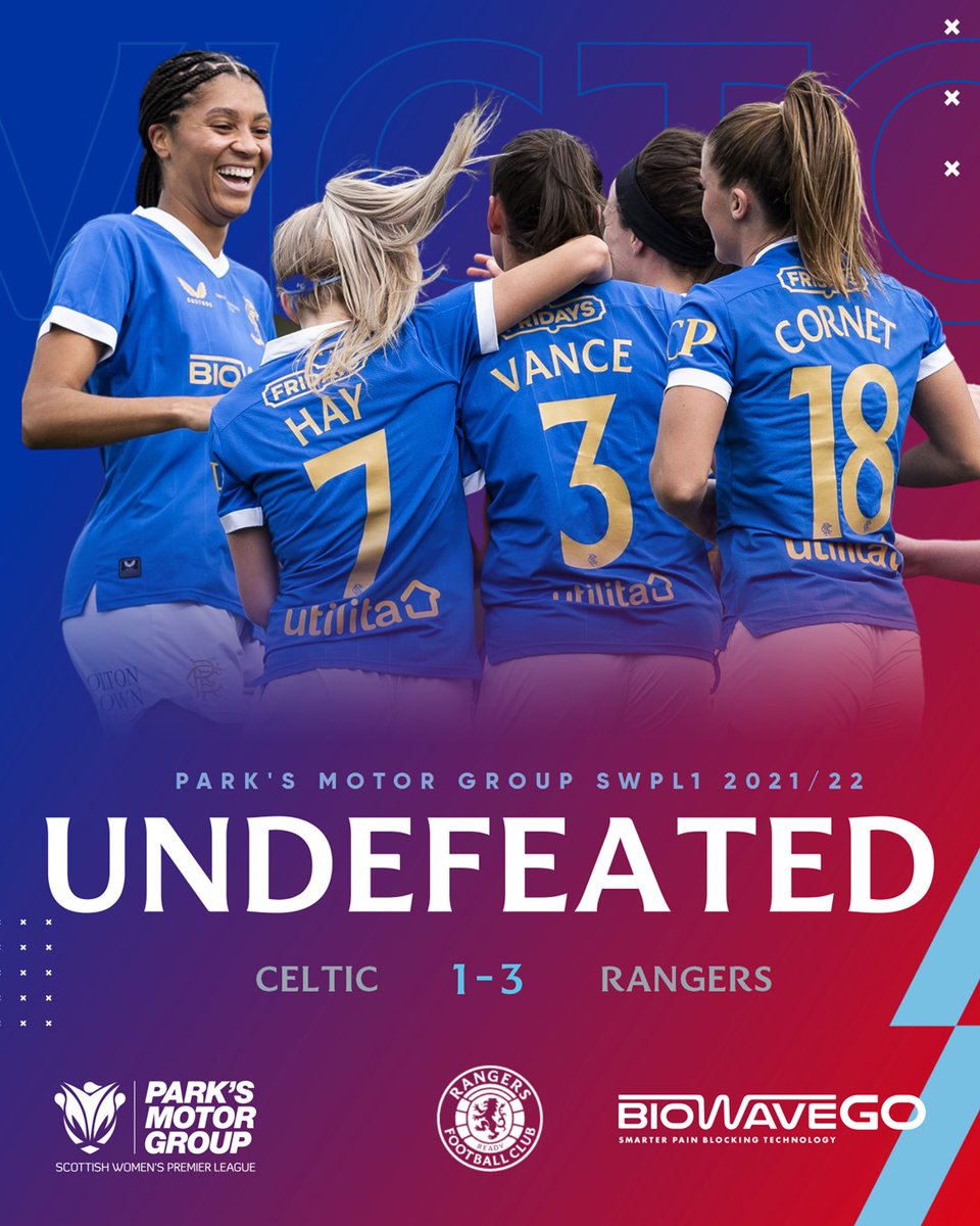 RangersWFC's tweet photo. 💙 Still Undefeated. Still Champions. https://t.co/v9NHnzG72b