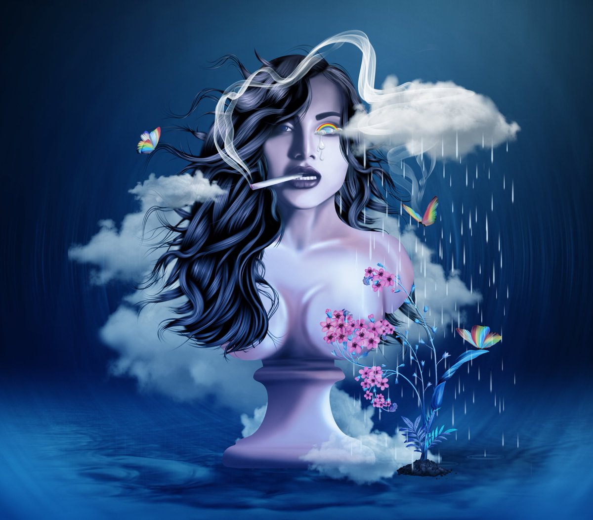 MoonaLuna_eth's tweet photo. @farnaz_dashti Hii Farnaz 😍
I'm Luna. Digital artist. I love breaking rules and make characters that are different from what we have always had in mind! 
Lost Goddess of Rain 🌧️ https://t.co/14aWwR6hG9