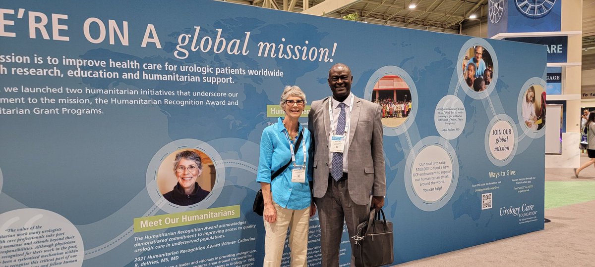 WOW‼ @drcdevries & @drsmgueye have to be one of the most LEGENDARY siblings EVER‼ We are so grateful for everything they do to advance urology across the globe!🌍 #AUA22 #UroSoMe