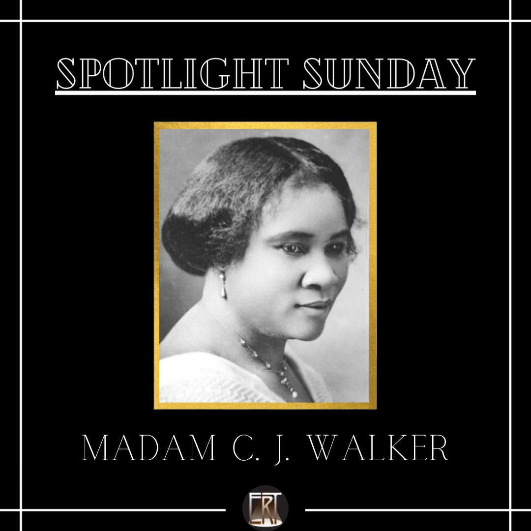Today, Ebony Repertory Theatre is highlighting Madam C.J. Walker. 🤩👍