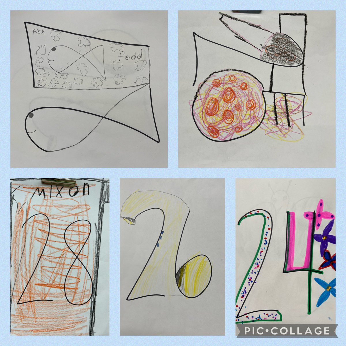 MrsPeterson3rd's tweet photo. This week’s end-of-the-year countdown transformations included a jersey, a fish tank, a saxophone, pizza, and flowers! #3rdgrade #endofyearcountdown @sps_bates @SalemSchoolsk12 https://t.co/vlHW9osZIa