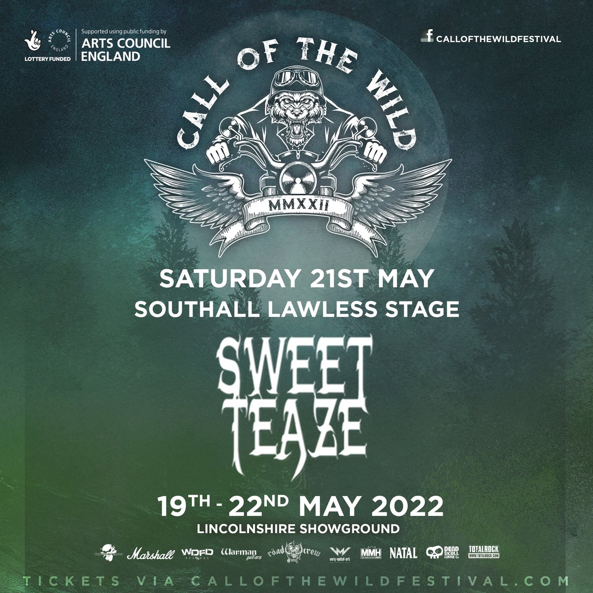 Call of the Wild Festival (@callofthewildf1) on Twitter photo Sweet Teaze
Reformed after 30 years for a one-off show and still going...
CALL OF THE WILD 2022
#callofthewild #callofthewildfestival #cotw2022 #ukfestival #festival #outdoorfestival #rock #rockfestival #rockshow #rockgig
Have you got your tickets yet?
bit.ly/COTW-2022 Sweet Teaze
Reformed after 30 years for a one-off show and still going...
CALL OF THE WILD 2022
#callofthewild #callofthewildfestival #cotw2022 #ukfestival #festival #outdoorfestival #rock #rockfestival #rockshow #rockgig
Have you got your tickets yet?
bit.ly/COTW-2022