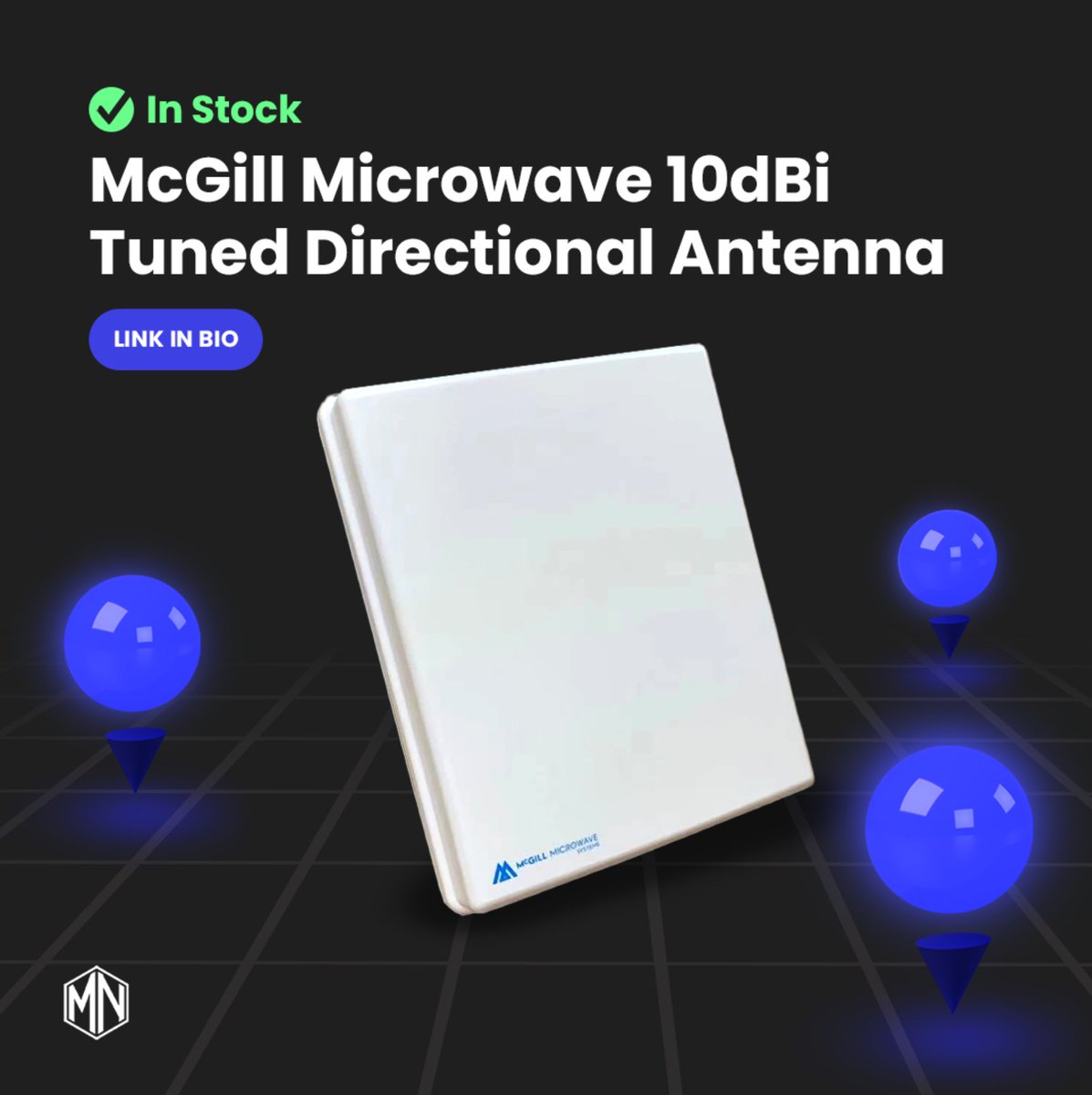 mappingnetworks's tweet photo. Our McGill Microwave 10dBi Tuned Directional Antenna is in stock!
https://t.co/HVvlVCL4lO
#OnTheMap #HNT #Helium #ThePeoplesNetwork #hotspot #mappingnetwork https://t.co/2bj9eRij1y