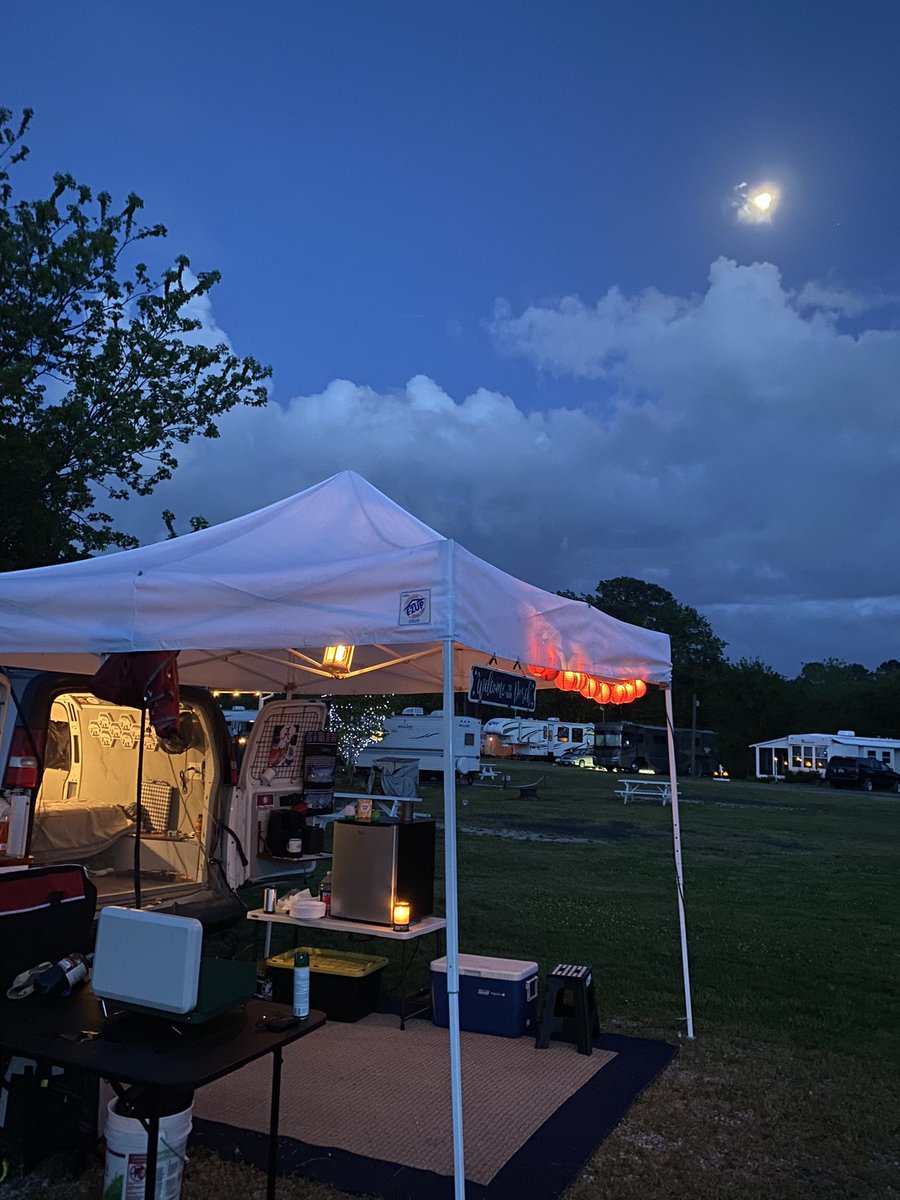 MarkWardlaw14's tweet photo. Great weekend camping at Roaring Waters, Eastern Shore, MD! #camplife #vanlife #camping #merica #RollTide #rvconversion https://t.co/okJj9y4SXh