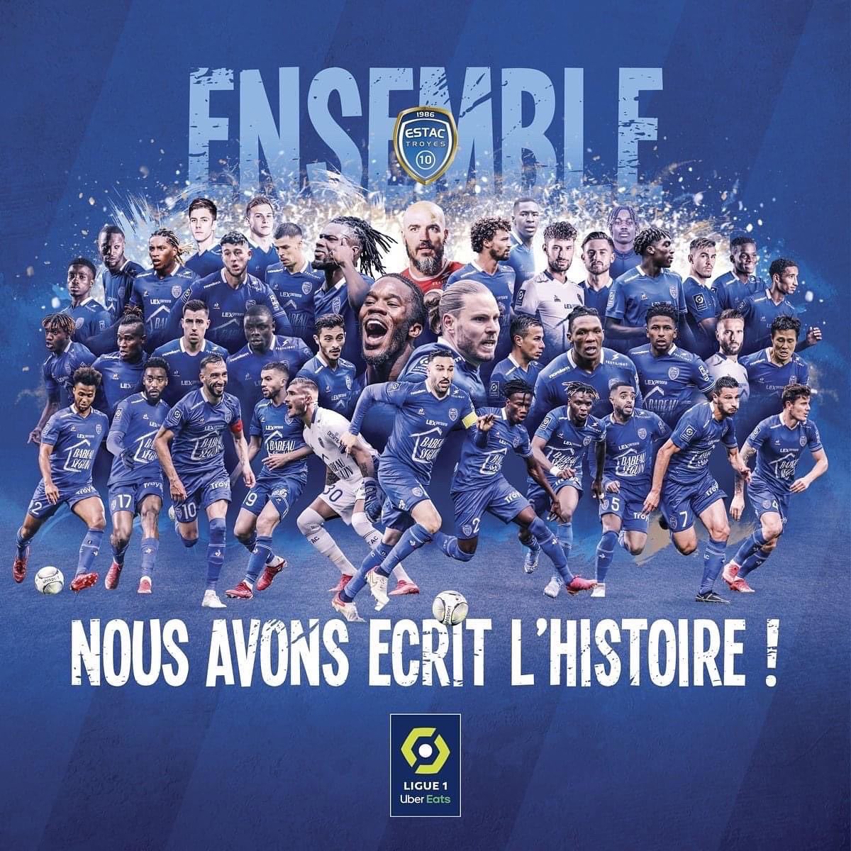 DubarryMathieu's tweet photo. Maintien en Ligue 1 💪🏻 16 ans que le club attendait ça, 16 ans que le club ne s’était pas maintenu en ligue 1. Une saison éprouvante mais tellement extraordinaire @estac_officiel @Ligue1UberEats https://t.co/WIuPl1lRqh