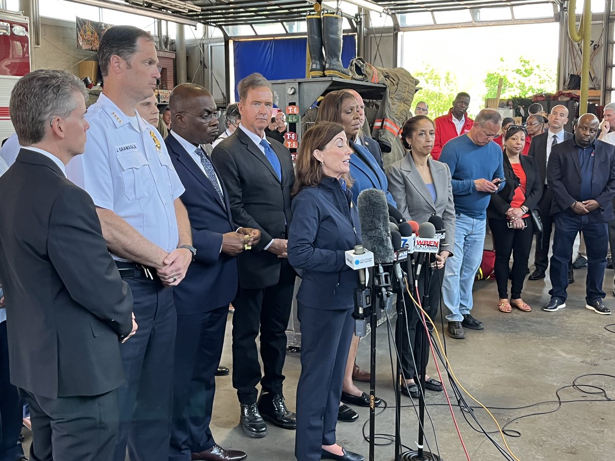 Charlie Specht (@charlie_reports) on Twitter photo .<a href="/GovKathyHochul/">Governor Kathy Hochul</a> said Uber/Lyft have offered to drive people from this neighborhood to other stores since Tops is still closed. Also, said people should call NY Project Hope “if you just want to talk to someone” about how shooting affected their sense of security. .<a href="/GovKathyHochul/">Governor Kathy Hochul</a> said Uber/Lyft have offered to drive people from this neighborhood to other stores since Tops is still closed. Also, said people should call NY Project Hope “if you just want to talk to someone” about how shooting affected their sense of security.