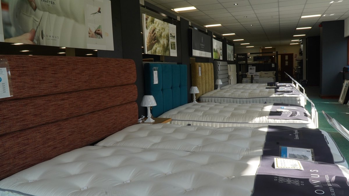 DLivingND's tweet photo. We love a #bed selection 💙 🛏

If you're looking for a better nights sleep, be sure to pop into our showroom and our staff will be happy to advise and show you our selection! 😊 https://t.co/U0NwZ3ACR9