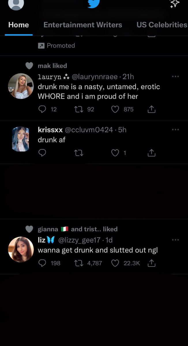 My twitter full of alcoholics