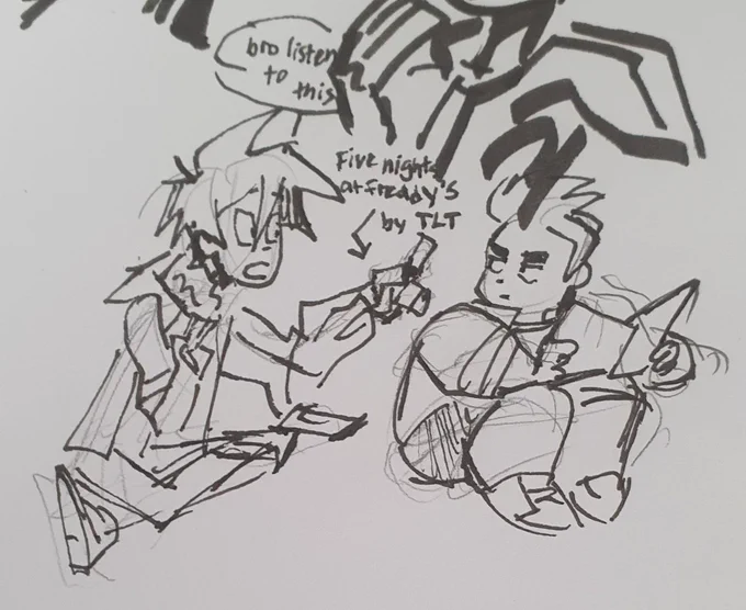 rc9gn - i drew randy while listening to the living tombstone, then I drew more randy.. 