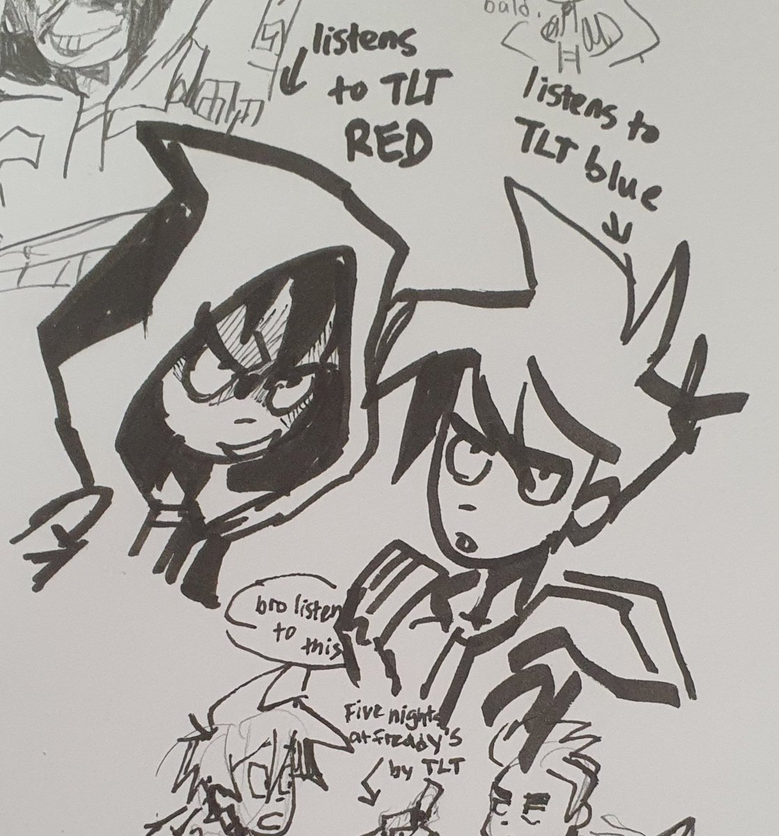 rc9gn - i drew randy while listening to the living tombstone, then I drew more randy.. 