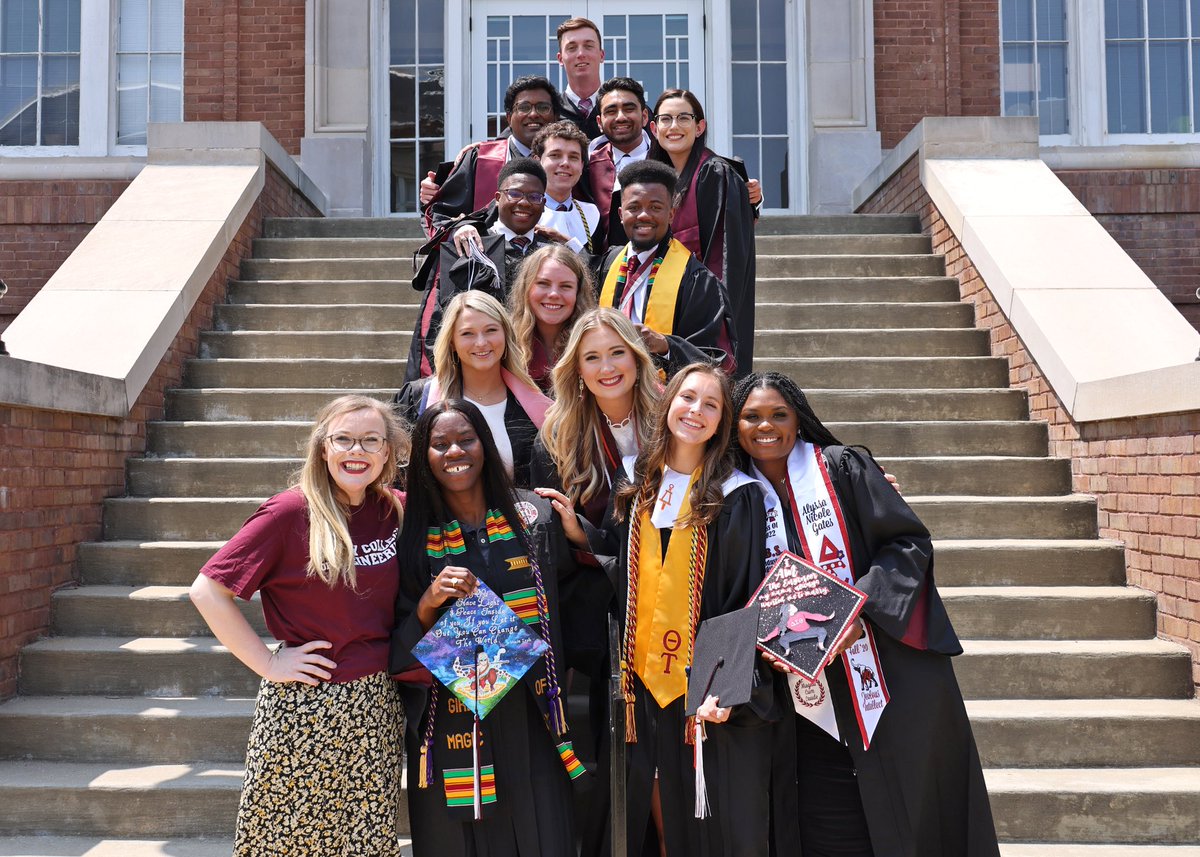On Friday, I celebrated 21 of the <a href="/MSUEngineering/">Bagley College of Engineering</a> Ambassadors that I’ve had the supreme honor of advising graduate. I am excited to see where their lives take them! We’ve got some world changers hitting the job market, and I am so proud! #HailState #alumnistatus