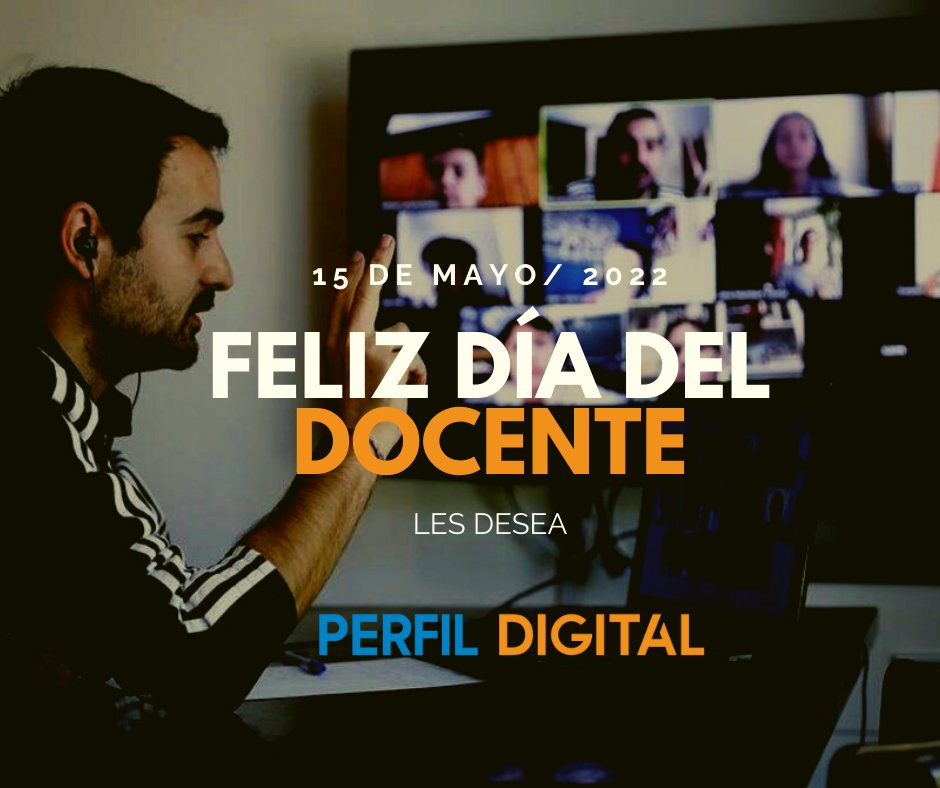 PerfilDigital's tweet photo. En el #DíaDelDocente reconocemos esta importante labor en quienes con dedicación y pasión han compartido online sus conocimientos con nuestra comunidad de alumnos. 

@nmolano @mauriciognoya @leovassallo @thonyrada @marce_lp @sonyabmarketing @elkinsanchez https://t.co/DH9chMSa1d