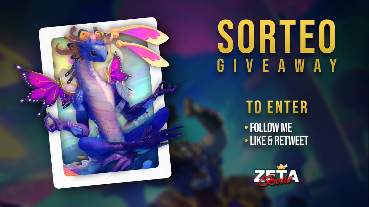 zetabosiors's tweet photo. Giveaway | The Magic Dragon Tiamat

To enter:
• Follow me
• Like &amp; RT

Winner: May 22

#smite #giveaway #sorteo https://t.co/llghmAHzBn