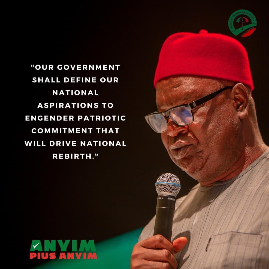 arewa4Anyim's tweet photo. Come 2023, I will ensure that Nigerians are united in our commitment to build a #GreaterNigeria of our dream. 

Happy Sunday! https://t.co/PHVZ5fOUqa