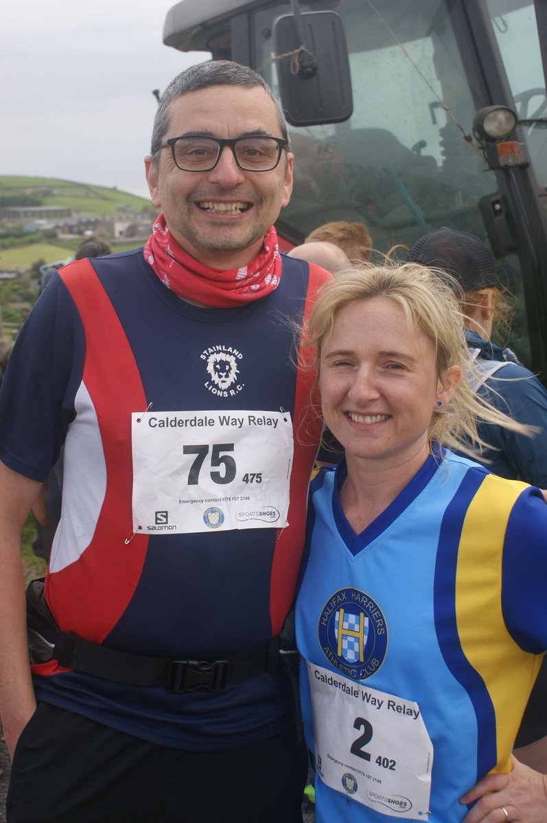 EPR_PharmTech's tweet photo. #TeamPharmacy at the #CalderdaleWayRelay leg 5. Jo pipped be in last third of a mile to beat me by 14 seconds. 👏 Always a fantastic day out. https://t.co/1Ft1GOnMLD